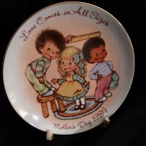 Mother's Day Plate -22k Gold Trim